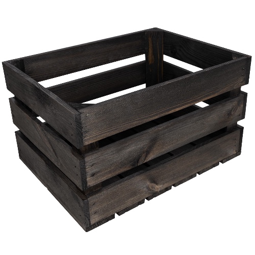 Black crate