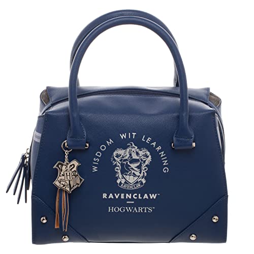 Harry Potter Purse Designer Handbag Hogwarts Houses Womens Top Handle Shoulder Satchel Bag - Ravenclaw