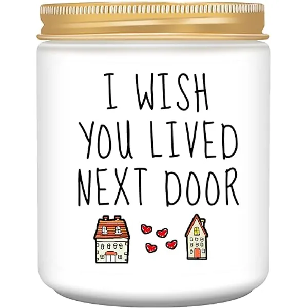 Gifts for Women, Unique Gifts for Women, Best Friend Birthday Gifts for Women, Funny Birthday Gifts for Women, Friendship Gifts for Women Friends - Lavender Scented Candles Gifts for Women - White