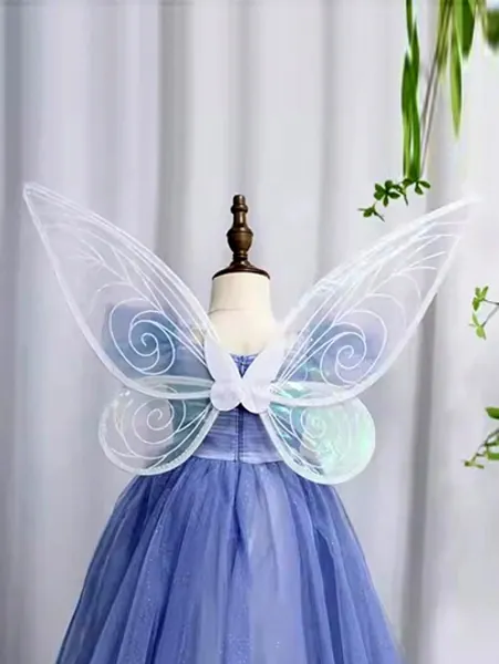 1 Piece Colorful Elf Butterfly Fairy Wings, Suitable For Holiday Party Performance Props