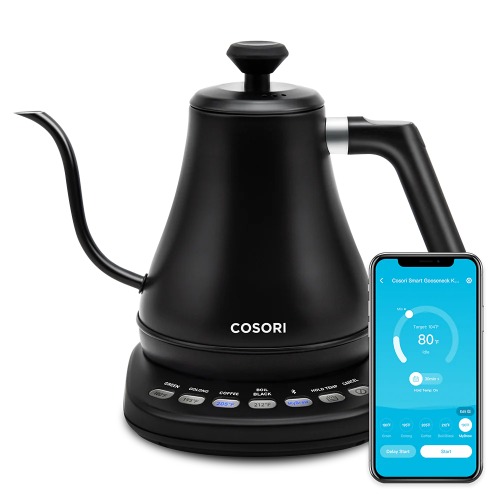 Smart 0.8L Gooseneck Electric Kettle - Black | Default Title