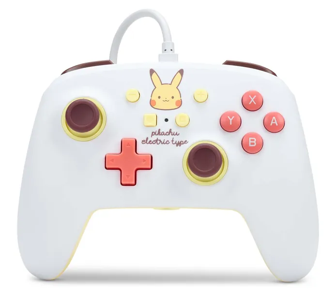 PowerA Enhanced Wired Controller for Nintendo Switch - Pikachu Electric Type - Pikachu Electric Type Enhanced Wired Controller