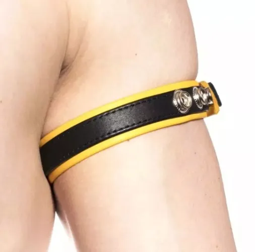 Bicep Band - Black/Yellow