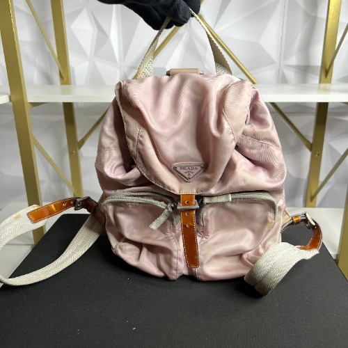 Prada Nylon Pink Mini Backpack (NDCB17)