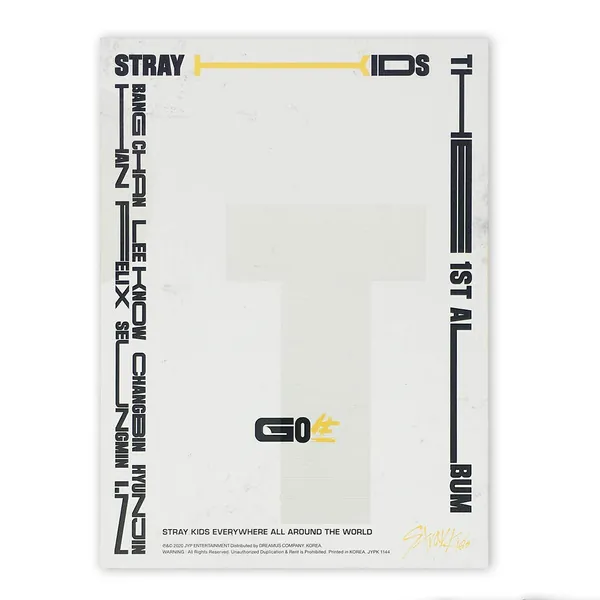 STRAY KIDS 1st Album - GO生 [ Standard ver. / B Type ] CD + Photobook + Photocards + Unit Lyric Leaflet + 4 Cut Film + Secret Card + FREE GIFT