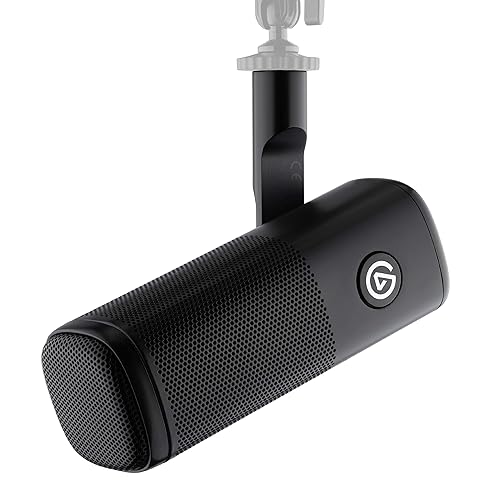 Elgato Wave DX - Dynamic XLR Microphone, Cardioid pattern, Noise Rejection, speech optimised for Podcasting, Streaming, Broadcasting, No Signal Booster Required, works with any Interface, for Mac, PC - Microphone - Wave DX