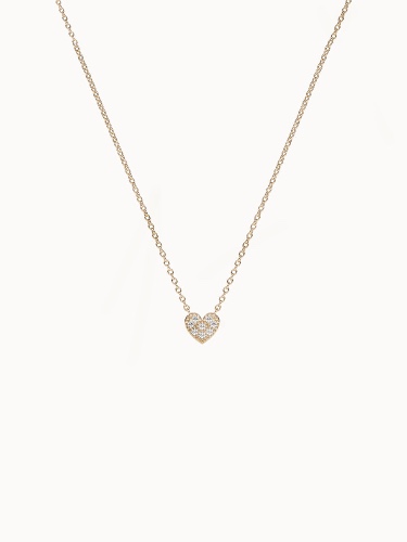 Pavé Heart Necklace