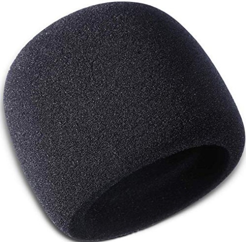 MINTHE™ Blue Yeti Mic Cover, Yeti Pro, MXL, Audio Technica and Other Large Microphones, Microphone Cover Foam, Microphone Filter, Mic Foam Cover, Microphone Muffler, Mic Filter - Medium