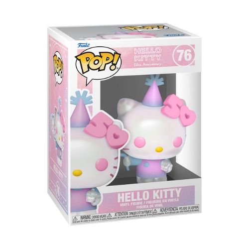 Funko POP! Sanrio: Hello Kitty 50e - Hello Kitty met ballonnen - Verzamelbaar Vinyl Figuur - Cadeau Idee - Officiële Merchandise -Anime Fans - Modelfiguur voor Verzamelaars