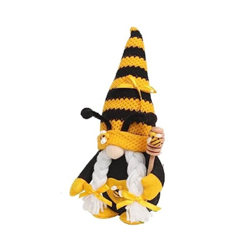 Christmas gnome amigurumi doll - Yellow/Black