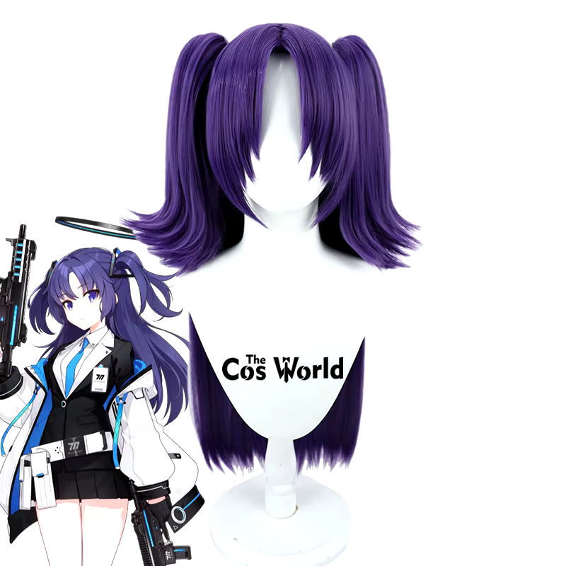 Blue Archive Hayase Yuuka 80cm Long Games Cosplay Wigs Fiber Heat Resistant Synthetic Hair + Wig Cap - AliExpress 