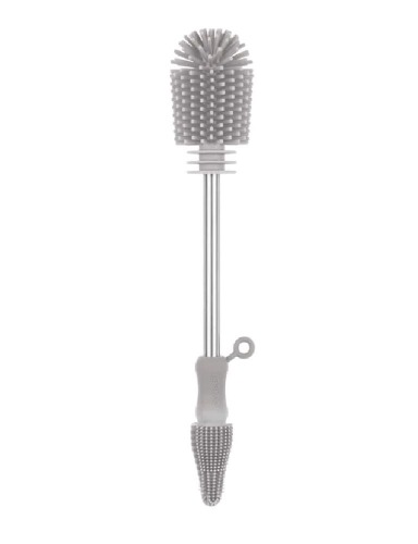 Haakaa Double-Ended Bottle Brush Grey