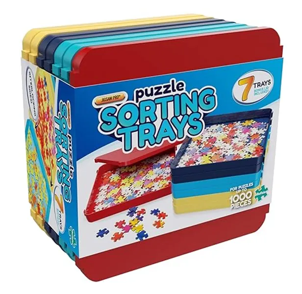 Buffalo Games - Puzzle Sorting Trays - 7 Count (Pack of 1)