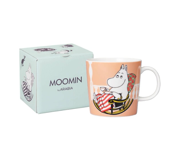 FISKARS Arabia-mugg med muminmotiv, samlarmugg, 0,3 l, keramik, Moomin by Arabia, Muminmamman, 1065640 - Muminmamman