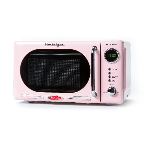 Retro Pink Microwave