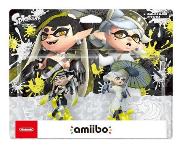 Callie and Marie Figures, 2 Pack Amiibo Set