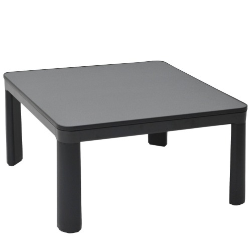 YAMAZEN ESK-751(B) Casual Kotatsu Japanese Heated Table 75x75 cm Black - kotatsu table
