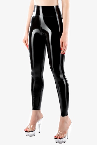 Latex high rise leggings | Default Title