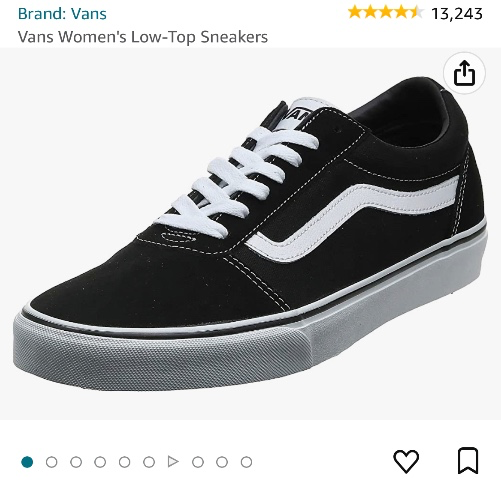 Amazon.com | Vans Women's Low-Top Sneakers | Fashion Sneakers