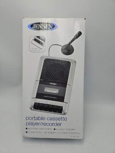 Jensen Portable Cassette Player/Recorde<wbr/>r MCR 100