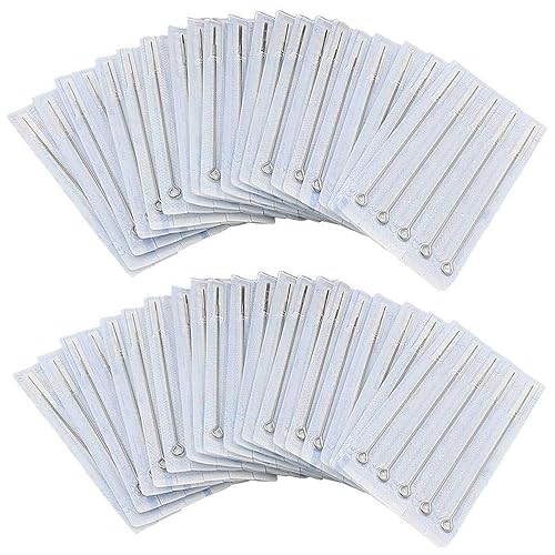 Tattoo Needles Set - Autdor 50PCS Mixed Tattoo Needles 3RL,5RL,7RL,9RL,3RS,5RS,7RS,9RS,5M1,7M1 Disposable Sterile Tattoo Gun Needles Assorted Liners,Shaders and Magnum (Mixed-RL/RS/M1-50pcs) - Mixed-RL/RS/M1-50pcs