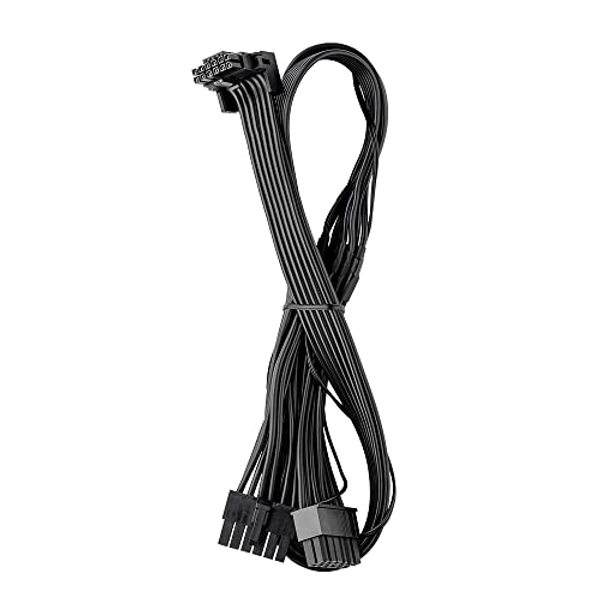 CableMod Basics B-Series 12VHPWR 90 Degree PCI-e Cable for be Quiet! - Variant B (Black, 16-pin to Dual 12-pin, 60cm)