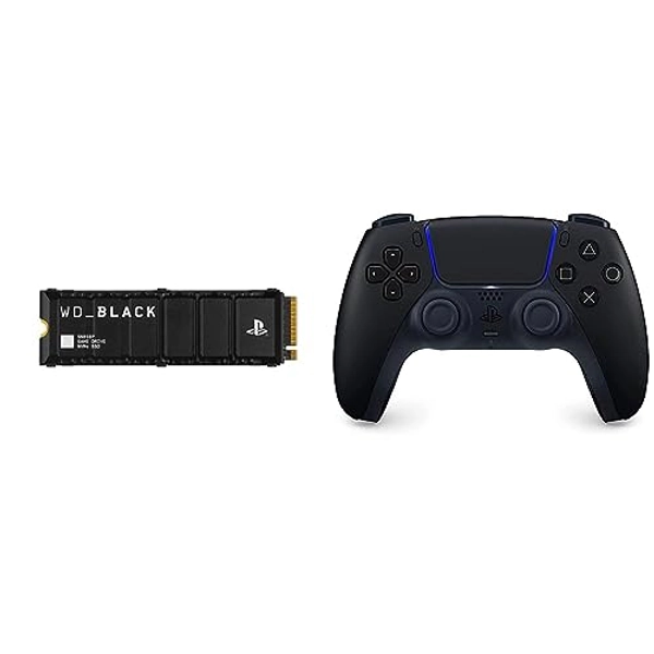 Western Digital 1TB SN850P NVMe M.2 SSD with Playstation DualSense Wireless Controller – Midnight Black