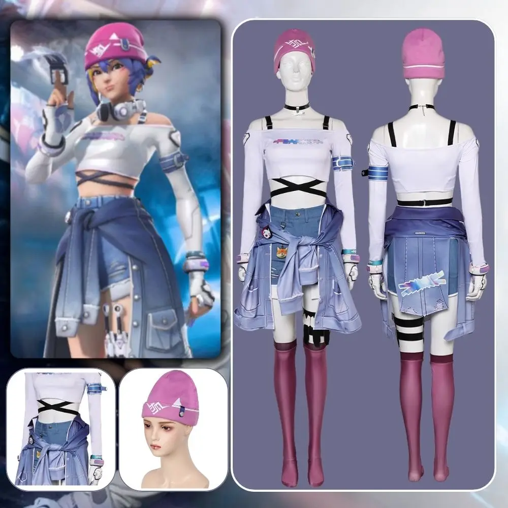 OW Kiriko Costume Cosplay travestimento per donne adulte ragazze top giacca pantaloncini cappello abiti fantasia vestiti per feste di carnevale di Halloween - AliExpress 