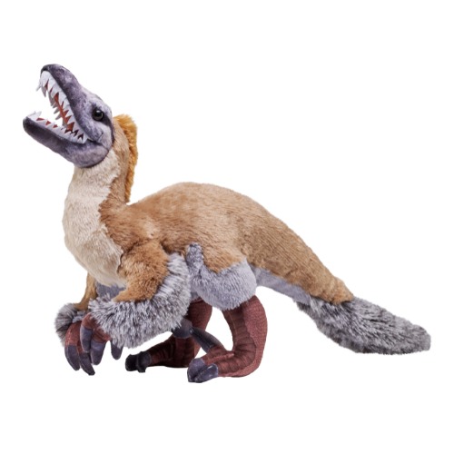 Dino Velociraptor Soft Toy - Teddy Bear - Artist Collection | Default Title