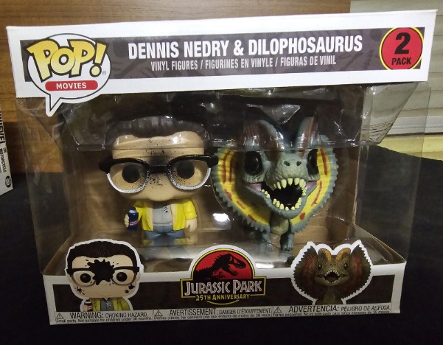 Dennis Nedry And Dilophosaurus - Jurassic Park - 2 pack-Funko Pop! Vinyl