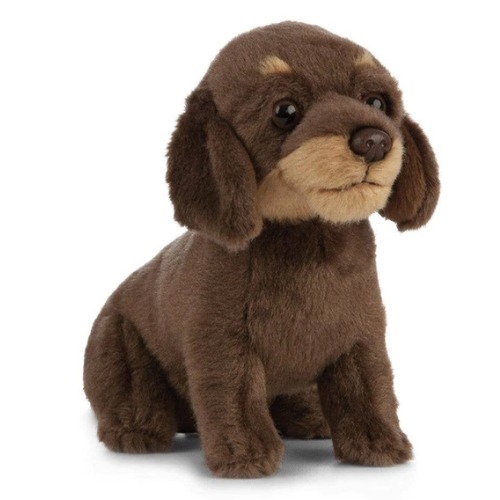 Living Nature Dachshund Brown Puppy Teddy Bear - Soft Toy | Default Title
