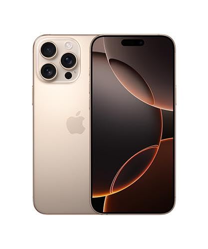 Apple iPhone 16 Pro Max, US Version, 1TB, Desert Titanium - Unlocked (Renewed)