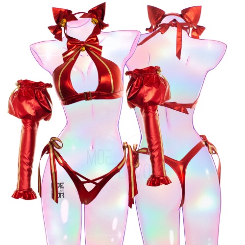 Ribbon Kitten - 2XL/3XL / Red