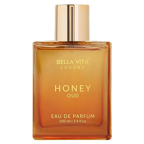 Honey Oud Eau de Parfum (3.4 fl. oz.) | Patchouli, Vanilla, Bergamot, Floral & Spicy + Made with Clean & Vegan Essentials Oils + Cruelty Free | Long-Lasting Unisex Fragrance