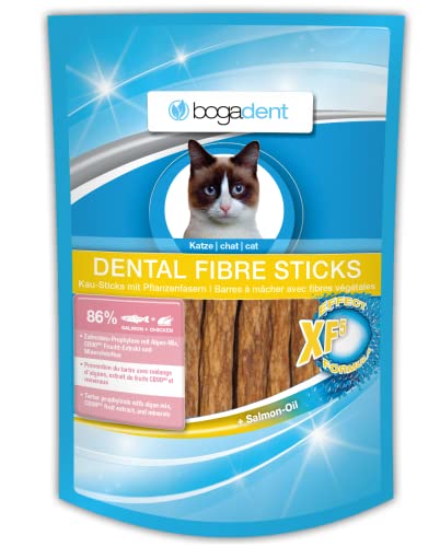 Bogadent Dental Fibre Sticks Lachs Katze, 50 g - 50 g (1er Pack)