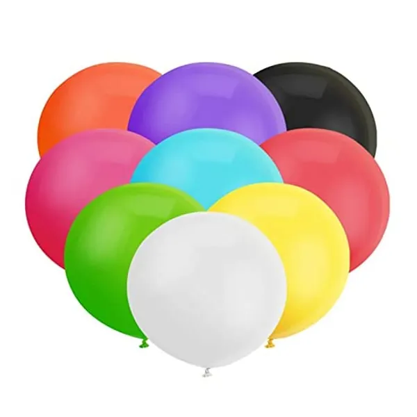 
                            30pcs 18 Inch Big Balloons Assorted Large Latex Balloons Giant Heavy Duty Balloons for Birthday Wedding Baby Shower Mother's Day Decorations
                        