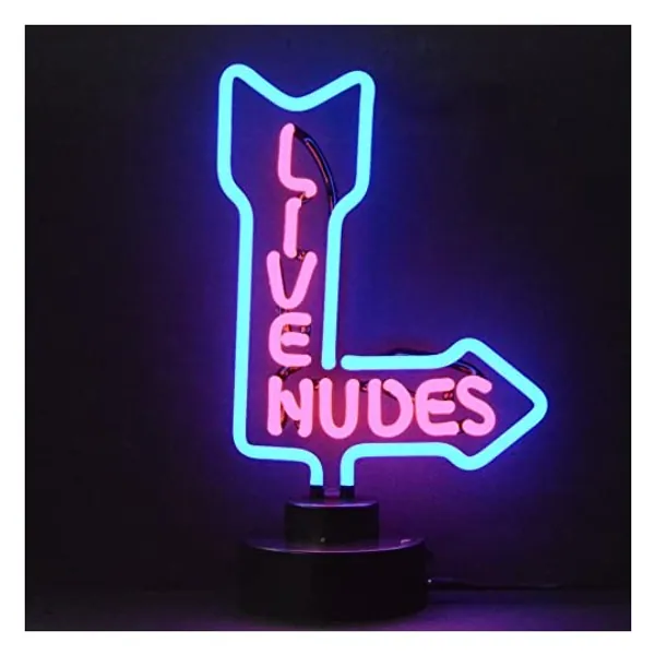 
                            Live Nude Neon Sculpture
                        