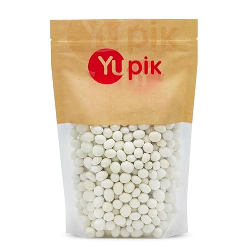 Yupik Yogurt Covered Peanuts, 1 kg, Yogurt Bites, Peanuts Dipped in Yogurt, Crunchy & Smooth, Creamy Flavor, Sweet Snacks, Ideal for Baking, Snacking & Topping - 1 kg (Pack of 1)
