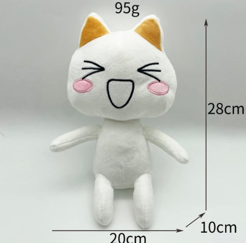 Plush Doll for Kids, Plushie Kittens, Toro, Inoue Cat, Cartoon Couple, Black and White Cats, Children's Decoration Toys, New