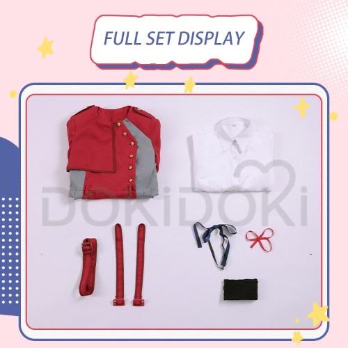 DokiDoki-SR Anime Lycoris Recoil Cosplay Inoue Takina/Nishikigi Chisato Cosplay Uniform Costume | Nishikigi Chisato / S-PRESLAE