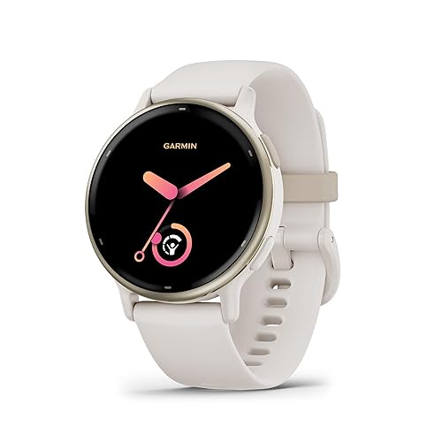 Garmin vívoactive 5, Health and Fitness GPS Smartwatch, AMOLED Display, Up to 11 Days of Battery, Ivory - Ivory