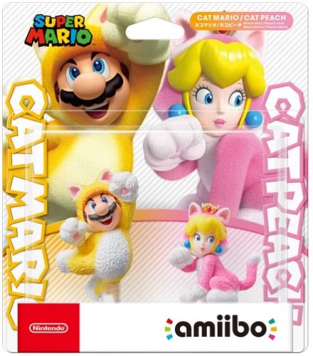 Super Mario 3D World - Peach Hime - Mario - Amiibo - Amiibo Super Mario Series - Neko Mario (Nintendo) - Brand New