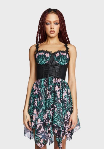 Floral Oath Mini Dress