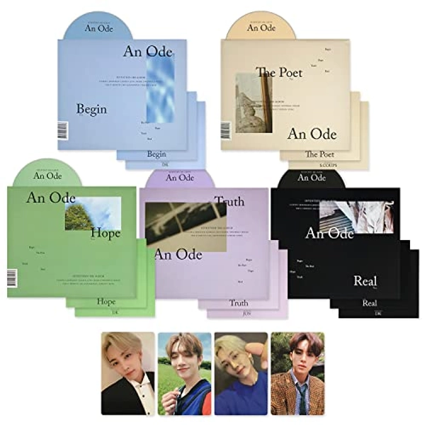SEVENTEEN - 3rd Album [An Ode] (Version Random) Out Envelope + Photobook + Mini Photobook + Photocard + CD-R + 2 Pin Button Badges + 4 Extra Photocards