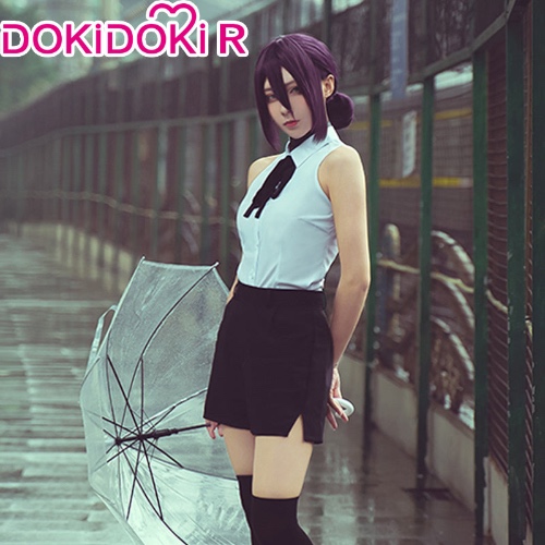 【Ready For Ship】【Size S-2XL】DokiDoki-R Anime Chainsaw Man Cosplay Reze Costume Cosplay Halloween Chainsawman | S