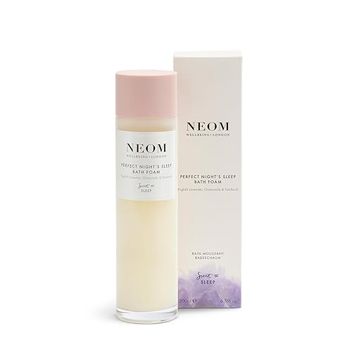 NEOM Perfect Night's Sleep Bath Foam, 200ml - English lavender, chamomile and patchouli - 200 ml (Pack of 1)