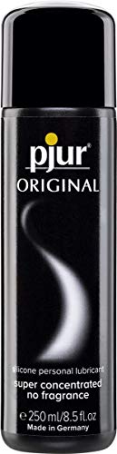 pjur ORIGINAL - Langanhaltendes, extra-samtiges Silikon-Gleitgel und Massageöl für mehr Genuss - kompatibel mit Latexkondomen - ohne Aroma, Parfüm oder Konservierungsmittel , 250ml (1er Pack) - Parfüm - 250 ml (1er Pack)