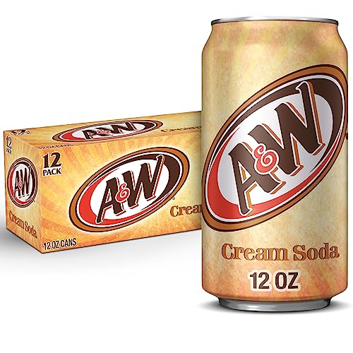 A&W Cream Soda, 12 Fl Oz (Pack of 12) - 12 Fl Oz (Pack of 12)
