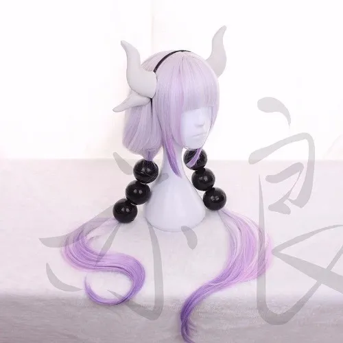 Kanna Kamui cosplay - wig + accesories