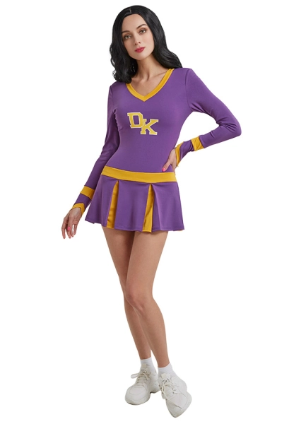 Jennifer&#039;s Body Jennifer Check Cheerleader Uniform One-Piece Dress Cosplay Costume